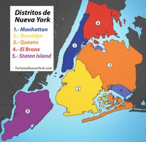 mapa de la ciudad de nueva york
